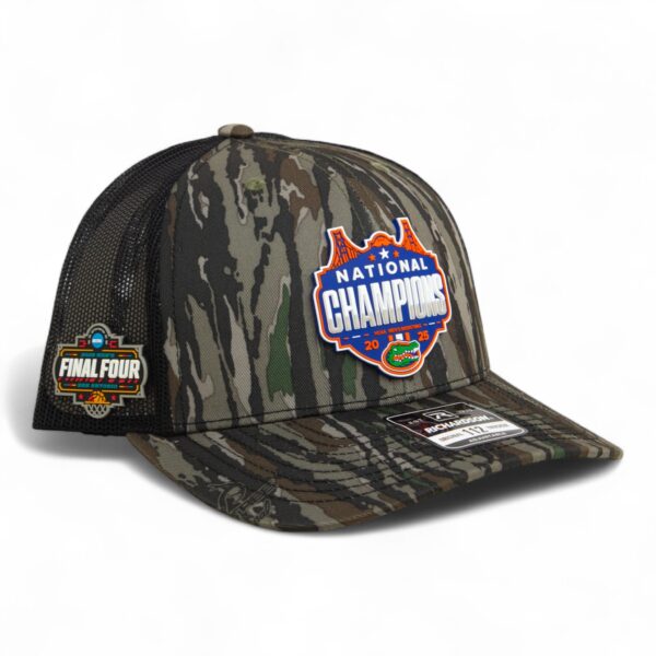 Florida Gators 2025 Final Four National Champions Snapback Trucker Hat- Realtree Original/ Black
