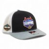 Florida Gators 2025 Final Four National Champions Snapback Trucker Hat- Black/ White/ Heather Grey