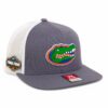 Florida Gators 2025 Final Four 3D Wool Blend Flat Bill Hat- Charcoal/ White