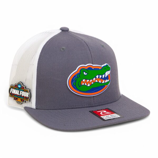 Florida Gators 2025 Final Four 3D Wool Blend Flat Bill Hat- Charcoal/ White