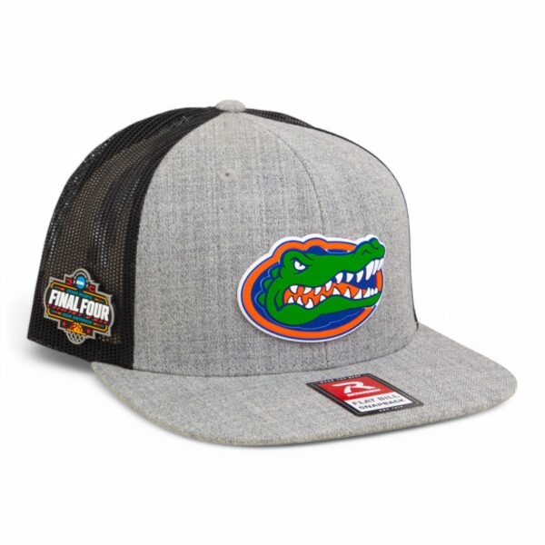 Florida Gators 2025 Final Four 3D Wool Blend Flat Bill Hat- Heather Grey/ Black