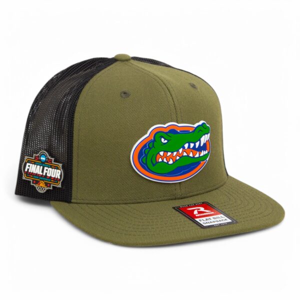 Florida Gators 2025 Final Four 3D Wool Blend Flat Bill Hat- Loden/ Black