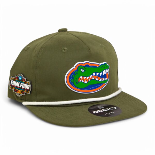 Florida Gators 2025 Final Four 3D Classic Rope Hat- Olive/ White