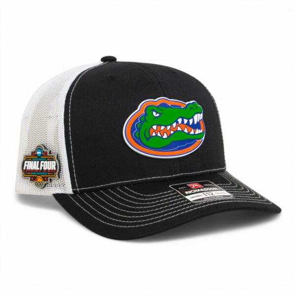 Florida Gators 2025 Final Four 3D Snapback Trucker Hat- Black/ White