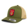 Florida Panthers Stanley Cup Champions 3D YP Snapback Trucker Hat- Moss/ Tan