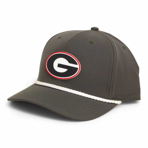 Georgia Bulldogs Power G 3D Five Panel Classic Rope Hat- Olive/ White