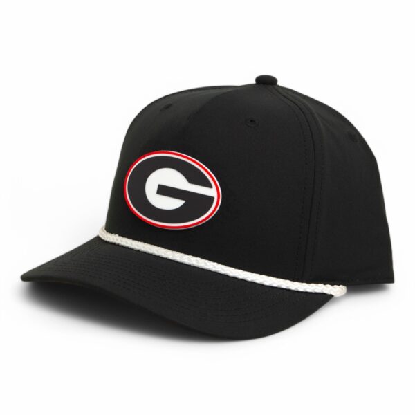 Georgia Bulldogs Power G 3D Five Panel Classic Rope Hat- Black/ White
