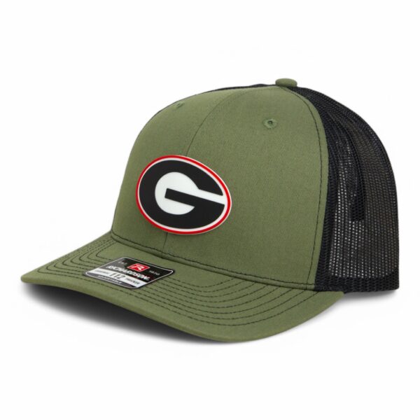 Georgia Bulldogs Power G 3D Snapback Trucker Hat- Loden/ Black
