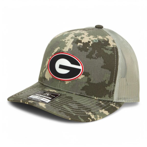 Georgia Bulldogs Power G 3D Snapback Trucker Hat- Military Digital Camo