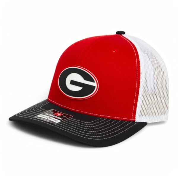 Georgia Bulldogs Power G 3D Snapback Trucker Hat- Red/ White/ Black