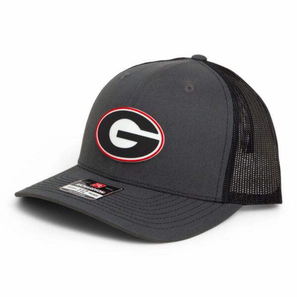 Georgia Bulldogs Power G 3D Snapback Trucker Hat- Charcoal/ Black