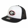 Georgia Bulldogs Power G 3D Snapback Trucker Hat- White/ Black