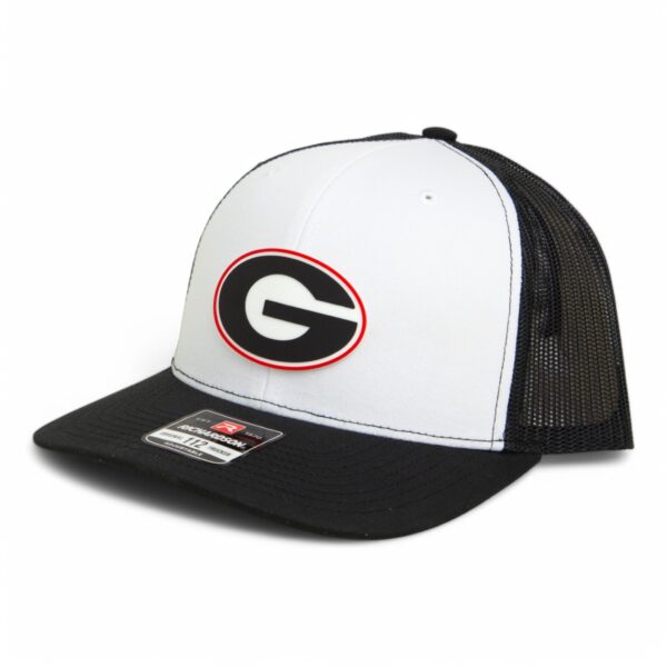 Georgia Bulldogs Power G 3D Snapback Trucker Hat- White/ Black