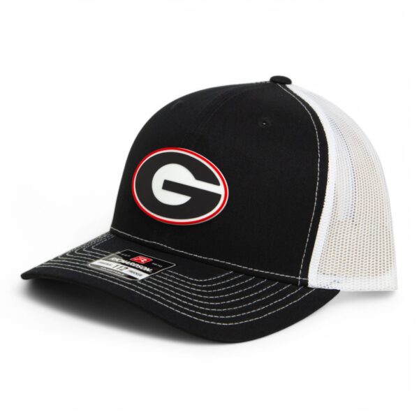 Georgia Bulldogs Power G 3D Snapback Trucker Hat- Black/ White