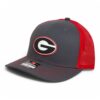 Georgia Bulldogs Power G 3D Snapback Trucker Hat- Charcoal/ Red