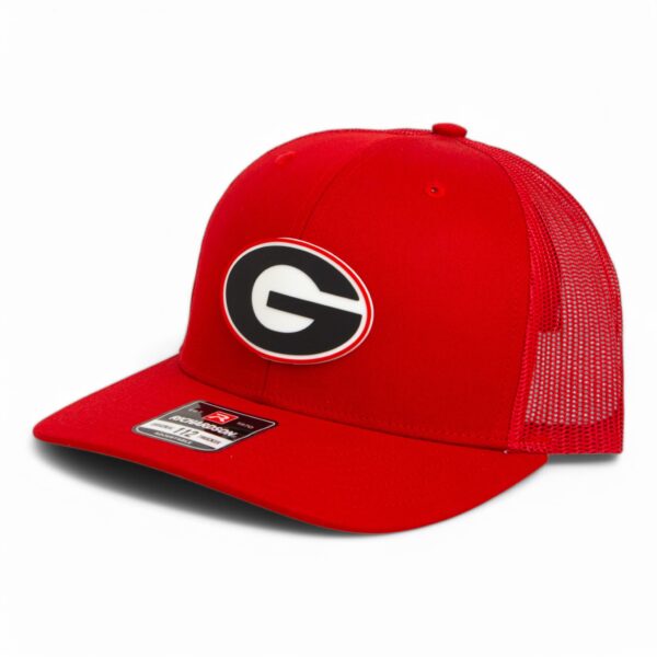 Georgia Bulldogs Power G 3D Snapback Trucker Hat- Red
