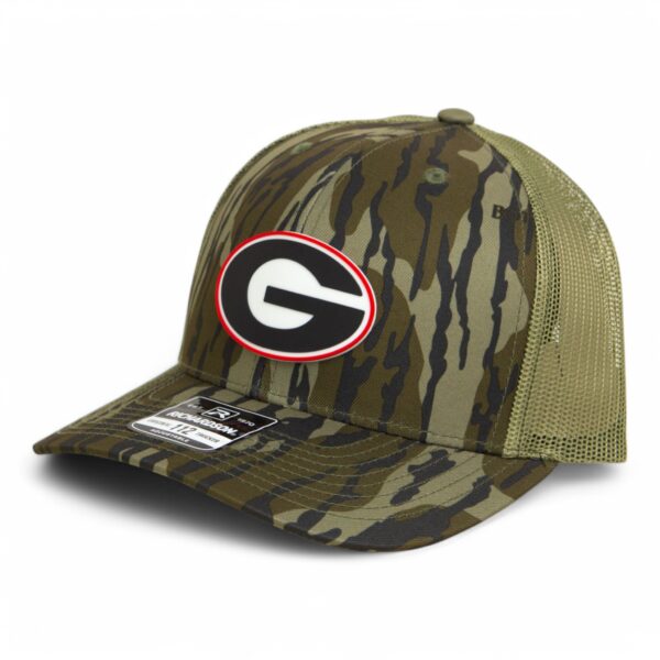 Georgia Bulldogs Power G 3D Snapback Trucker Hat- Mossy Oak Bottomland/ Loden