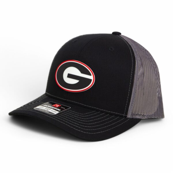 Georgia Bulldogs Power G 3D Snapback Trucker Hat- Black/ Charcoal