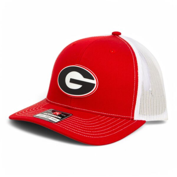 Georgia Bulldogs Power G 3D Snapback Trucker Hat- Red/ White
