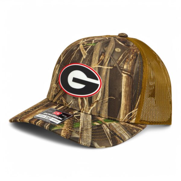 Georgia Bulldogs Power G 3D Snapback Trucker Hat- Realtree Max 7/ Buck