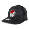 Georgia Bulldogs Retro UGA 3D Snapback Trucker Hat- Sable Duck Camo/ Black