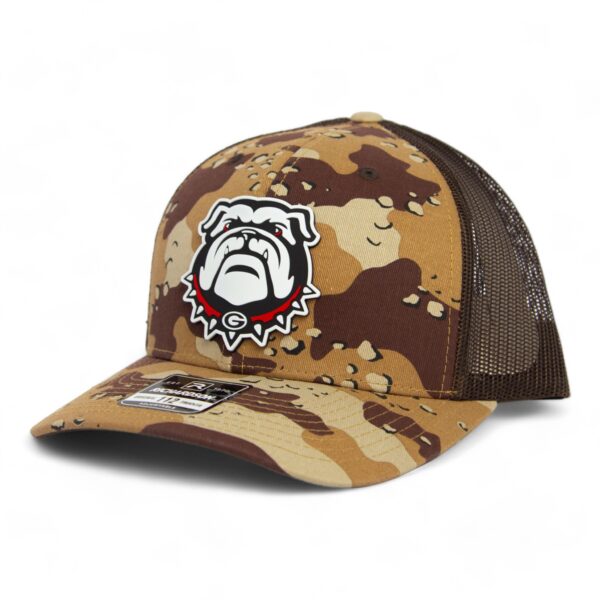 Georgia Bulldogs UGA 3D Snapback Trucker Hat- Desert Camo/ Brown