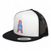 Houston Oilers 3D YP Snapback Flat Bill Trucker Hat- White/ Black