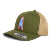 Houston Oilers 3D YP Snapback Trucker Hat- Moss/ Tan