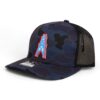 Houston Oilers 3D Snapback Trucker Hat- Admiral Duck Camo/ Black