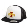 Iowa State Cyclones 3D YP Snapback Flat Bill Trucker Hat- White/ Black