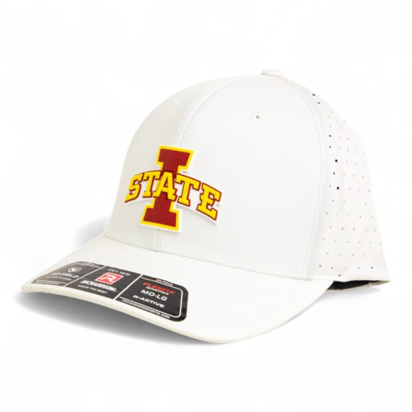 Iowa State Cyclones 3D Laser Perf R-Flex Cap- White