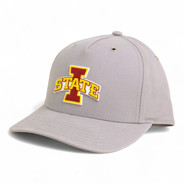 Iowa State Cyclones 3D Snapback Canvas Hat- Grey