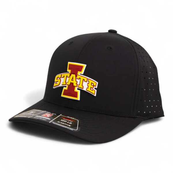 Iowa State Cyclones 3D Laser Perf R-Flex Cap- Black