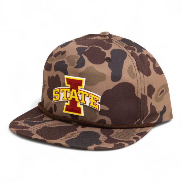 Iowa State Cyclones 3D Umpqua Rope Hat- Bark Duck Camo/ Brown