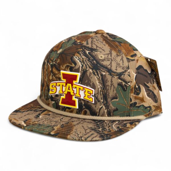 Iowa State Cyclones 3D Umpqua Rope Hat- Realtree Advantage/ Khaki