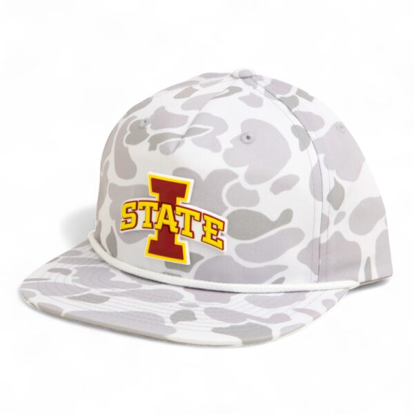 Iowa State Cyclones 3D Umpqua Rope Hat- Blizzard Duck Camo/ White