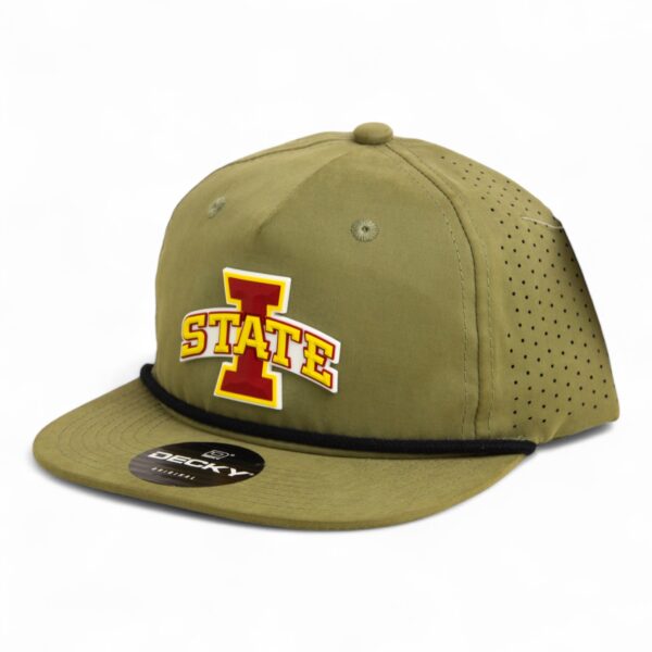 Iowa State Cyclones 3D Perforated Rope Hat- Loden/ Black
