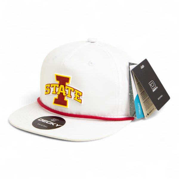 Iowa State Cyclones 3D Classic Rope Hat- White/ Red