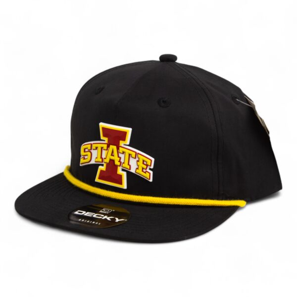 Iowa State Cyclones 3D Classic Rope Hat- Black/ Gold