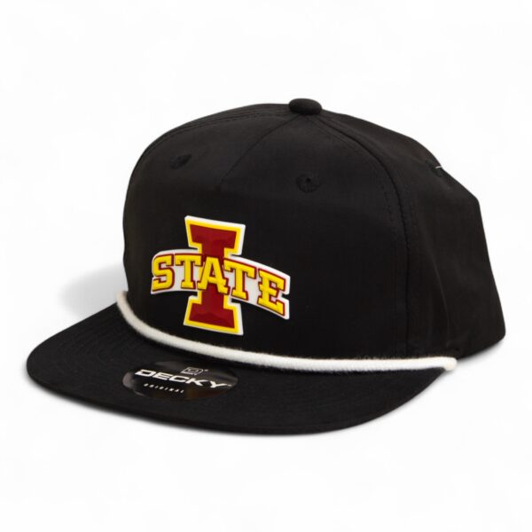 Iowa State Cyclones 3D Classic Rope Hat- Black/ White