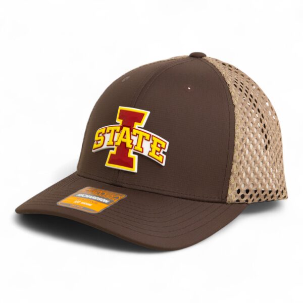 Iowa State Cyclones 3D Snapback Tilikum Trucker Hat- Brown/ Tan
