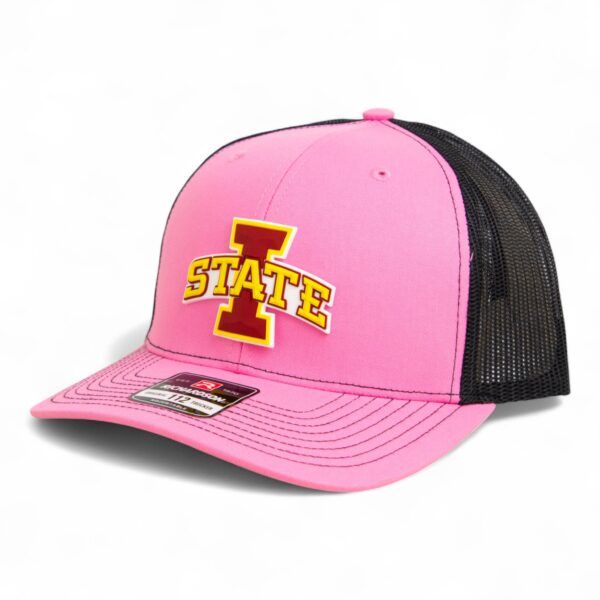 Iowa State Cyclones 3D Snapback Trucker Hat- Pink/ Black