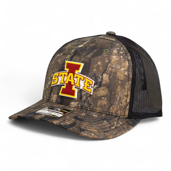 Iowa State Cyclones 3D Snapback Trucker Hat- Realtree Timber/ Black