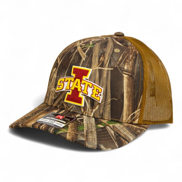 Iowa State Cyclones 3D Snapback Trucker Hat- Realtree Max 7/ Buck