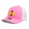 Iowa State Cyclones 3D Snapback Trucker Hat- Pink/ White