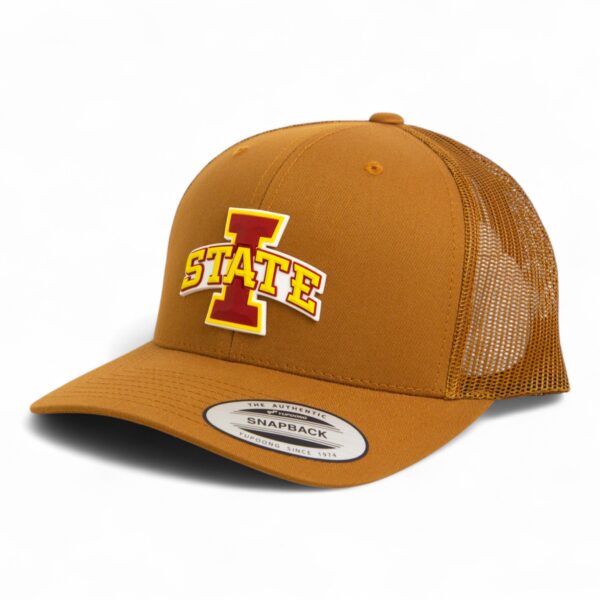 Iowa State Cyclones 3D YP Snapback Trucker Hat- Caramel
