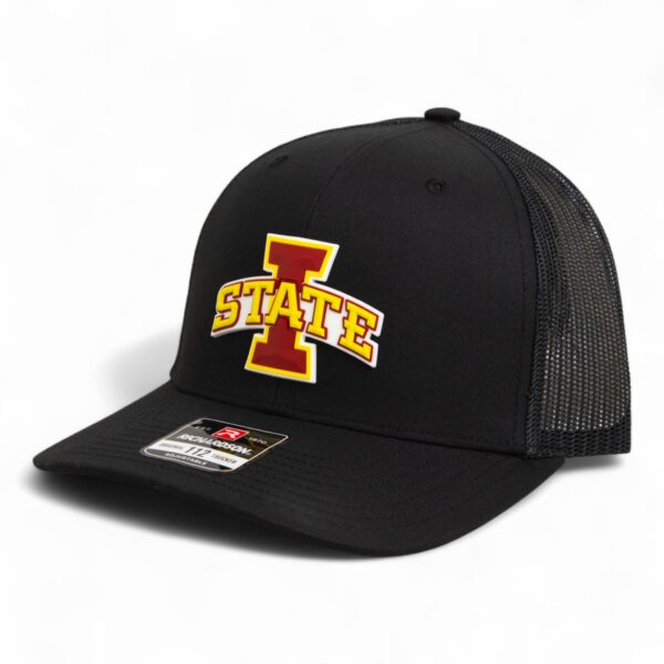 Iowa State Cyclones 3D Snapback Trucker Hat- Black