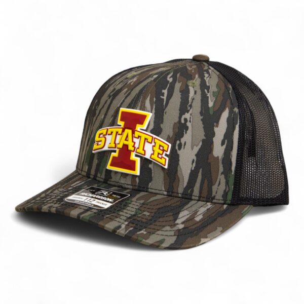 Iowa State Cyclones 3D Snapback Trucker Hat- Realtree Original/ Black