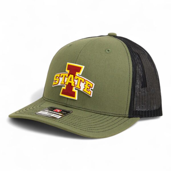 Iowa State Cyclones 3D Snapback Trucker Hat- Loden/ Black