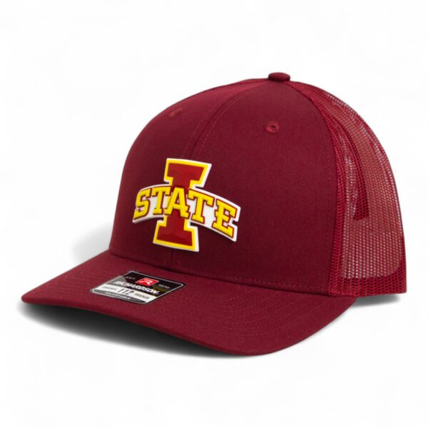Iowa State Cyclones 3D Snapback Trucker Hat- Cardinal